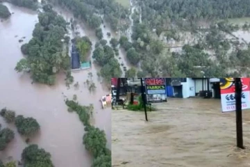 கண்டியில் பெய்யும் கடும் மழையால் வெள்ளத்தில் மூழ்கிய நகரம்!