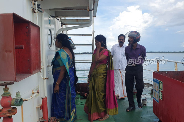 எழுதாரகை படகை பார்வையிட்ட சிறீதரன் எம்.பி | Elutharakai Boat Visit Sritharan Mp