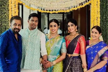 பிரபல நடிகை சரண்யா- பொன்வண்ணன் மகள் திருமணம்! நேரில் சென்று வாழ்த்திய முதல்வர்