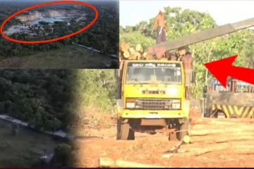 முல்லைத்தீவில் பாரிய கருங்கல் அகழ்வு - காடழிப்புடன் இடம்பெற்று வரும் கனியவளச்சுரண்டல்