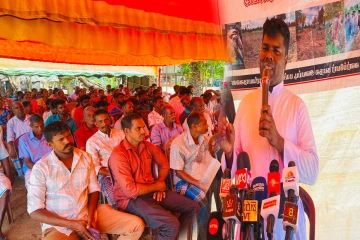 எங்களுடைய நிலம் கிடைக்கும் வரையில் நாம் போராடுவோம் - அருட்தந்தை லூக் ஜோன் கண்டனம்