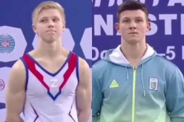 விழா மேடையில் Z முத்திரை அணிந்து வந்த ரஷ்ய வீரரால் பரபரப்பு