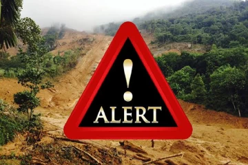 මේ ප්‍රදේශවලට නායයෑමේ අනතුරු ඇඟවීම් අද පස්වරු 4 දක්වා දීර්ඝ කෙරෙයි
