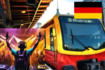 ஜேர்மனியில் மொபைல் நைட் கிளப்பாக மாறிய மெட்ரோ ரயில்கள்