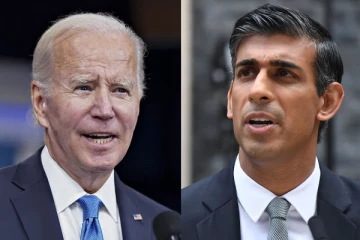 பிரதமர் ரிஷி சுனக்கின் பெயரை தவறாக உச்சரித்த அதிபர் ஜோ பைடன்! (வீடியோ)