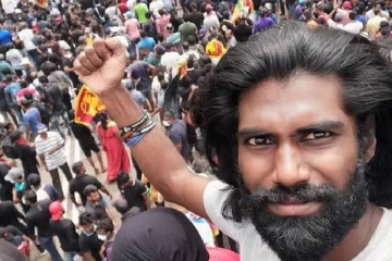 பலவந்தமாக  கடத்திச்செல்லப்பட்ட போராட்ட இளைஞர்!
