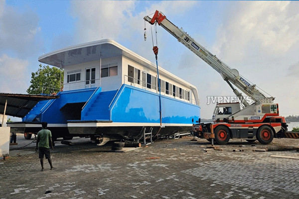 யாழ் கடற்பரப்பில் இலங்கையில் தயாரிக்கப்பட்ட கப்பல் வெள்ளோட்டம் | Ship Built In Sri Lanka In Jaffna Ocean யாழ் கடற்பரப்பில் இலங்கையில் தயாரிக்கப்பட்ட கப்பல் வெள்ளோட்டம் | Ship Built In Sri Lanka In Jaffna Ocean