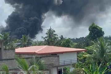 කටුවාන කර්මාන්ත පුරයේ කර්මාන්ත ශාලාවක ගින්නක්