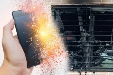 சார்ஜ் செய்து கொண்டிருந்த மொபைல் போன் வெடித்து3 பேர் தீக்காயம்; வீடு, கார் சேதம்