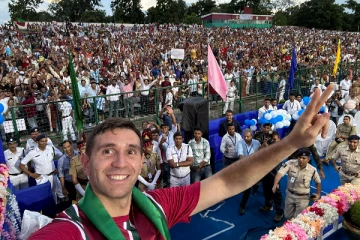 இந்தியா வந்ததன் மூலம் கனவு நனவாகிவிட்டது! தங்க கையுறை வென்ற அர்ஜென்டினா வீரர் நெகிழ்ச்சி