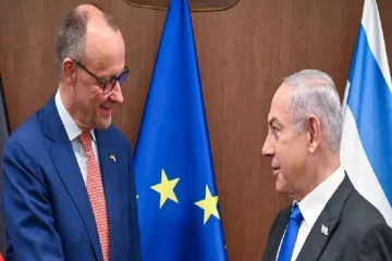 கைது வாரண்ட் பிறப்பிக்கப்பட்டுள்ள நிலையிலும் இஸ்ரேல் பிரதமரை ஜேர்மனிக்கு வரவேற்றுள்ள ஜேர்மன் தலைவர்