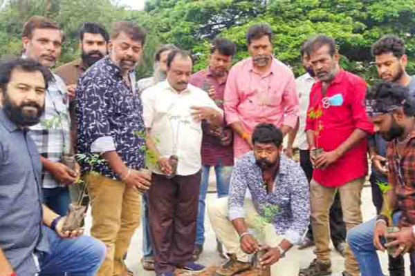 நடிகர் விவேக் மறைவிற்கு 59 மரக்கன்றுகள் நட்டு வைத்து கோவை நடிகர் சங்கம் அஞ்சலி | Cinema