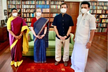 டெல்லியில் காங்கிரஸ் தலைவர் சோனியா, ராகுல் காந்தியை குடும்பத்துடன் சந்தித்தார் முதல்வர் ஸ்டாலின்!
