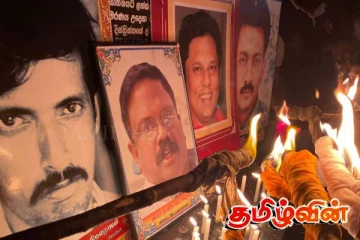 காணாமல் ஆக்கப்பட்ட ஊடவியலாளர்களுக்கு நீதிகோரி மட்டக்களப்பில் தீப்பந்த போராட்டம்