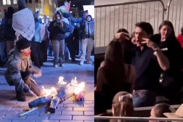 பற்றியெரியும் கனேடிய நகரம்... இரவு கொண்டாட்டத்தில் நடனமாடி மகிழ்ந்த ஜஸ்டின் ட்ரூடோ