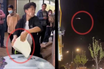 வானில் பறந்த சப்பாத்தி! 7 மில்லியன் பார்வையாளர்களை சிலிர்க்க வைத்த காட்சி...