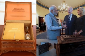 அதிபர் ஜோ பைடனின் மனைவிக்கு மோடி வழங்கிய விலையுயர்ந்த பரிசு என்ன தெரியுமா?