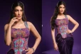 Purple நிற மாடர்ன் உடையில் நடிகை ஸ்ருதிஹாசன் வெளியிட்ட போட்டோஸ்...