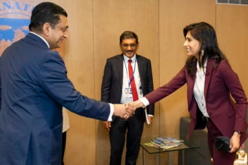 IMF துணை நிர்வாக இயக்குனர்  கீதா கோபிநாத்தை சந்தித்த  அலி சப்ரி!