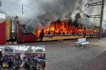 இந்தியாவின் பல மாநிலங்களில் பற்றி எரியும் ரயில்கள்! நாடு முழுவதும் பரவிய போராட்டம்