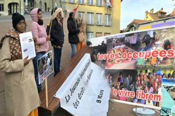 சுவிஸில் நடைபெற்ற சர்வதேச மகளிர் தின கவனயீர்ப்பு பேரணி