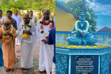 சம்பூர் தமிழ் கலாமன்ற முத்தமிழ் விழாவில் ஆறுமுகநாவலருக்கு திருவுருவச்சிலை (படங்கள்)
