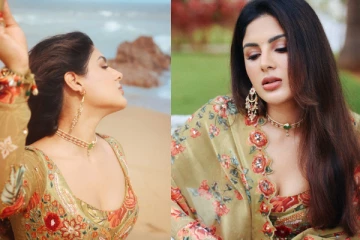 நடிகை சம்யுக்தா மேனன் கடற்கரையில் கியூட் போட்டோஷூட்