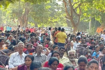 சஜித்துக்கு ஆதரவு தெரிவித்து யாழ். நல்லூரில் திரண்ட மக்கள்