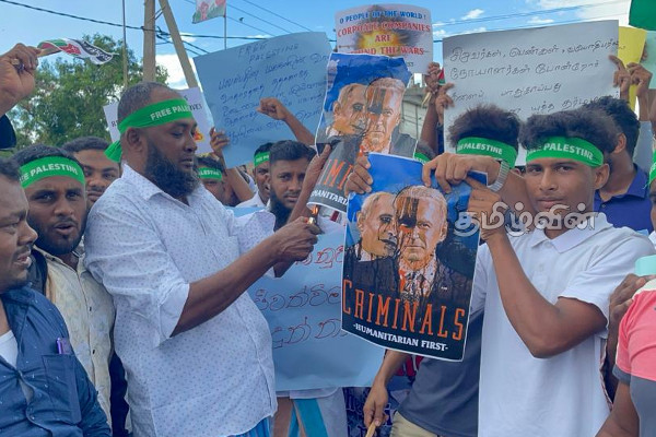 மன்னார் முசலியில் பாலஸ்தீன மக்களுக்கு ஆதரவாக ஒன்று திரண்ட மக்கள்(Photos) | People Rally Support Palestinian People In Mannar