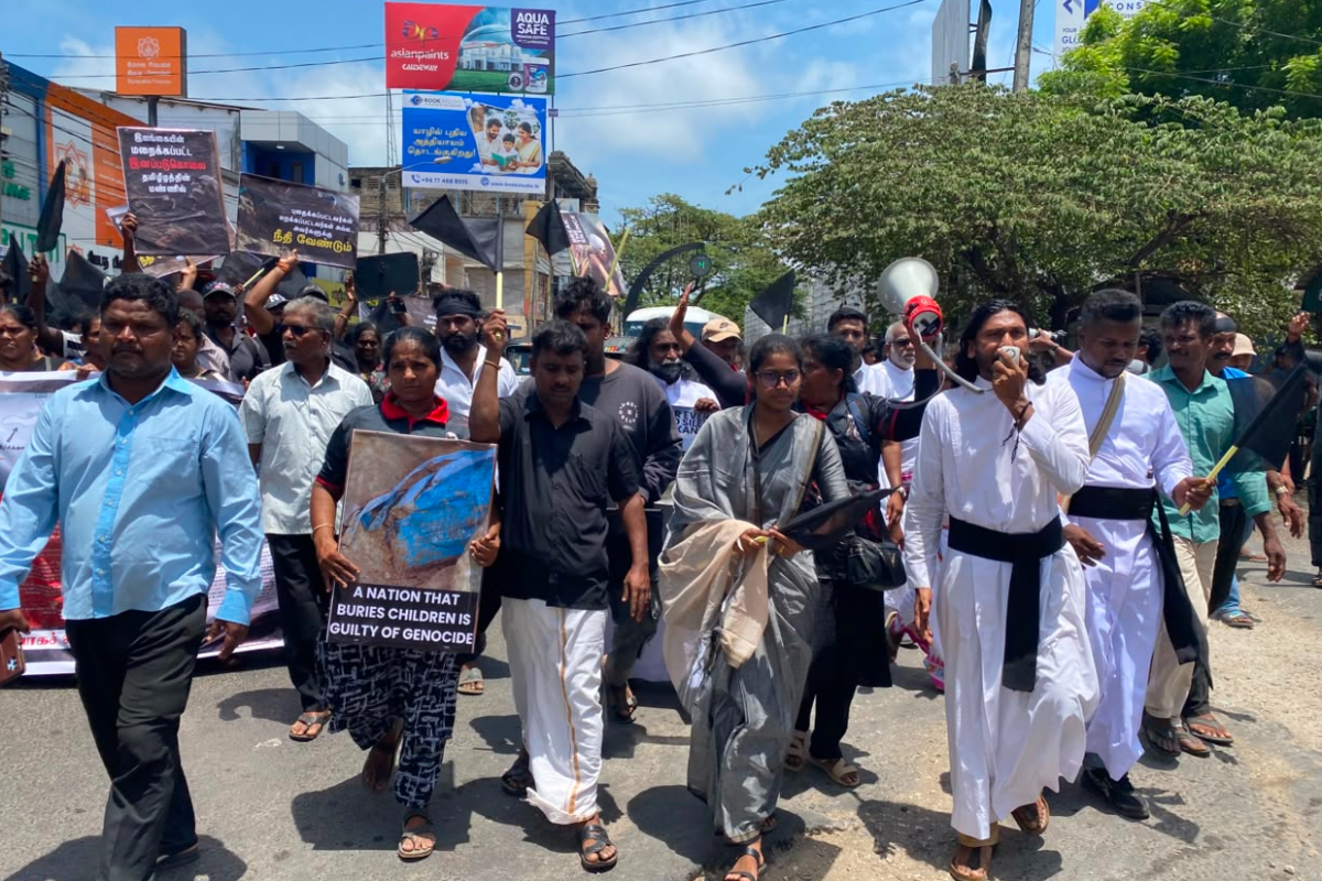 தமிழினப்படுகொலைக்கு நீதி கோரி யாழில் மாபெரும் பேரணி! | Jaffna Rally Demanding Justice For Tamil Genocide