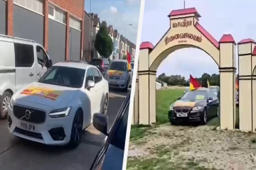 தமிழ் பொது வேட்பாளருக்கு ஆதரவளித்து பிரித்தானிய தமிழ் தேசிய அமைப்புக்களினால் ஊர்திப் பேரணி!