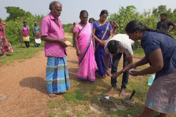 பண்டிவிரிச்சான் மாவீரர் துயிலும் இல்லத்தில் சிரமதான பணிகள்