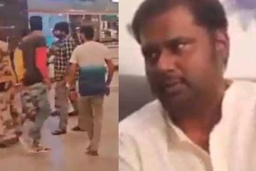 விமானநிலையத்தில் விஜய்சேதிபதியை எட்டியுதைத்த நபர் யார் தெரியுமா?