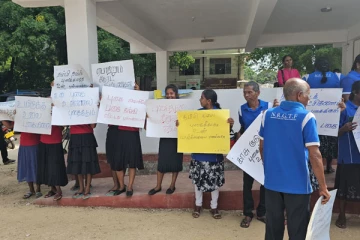 யாழில் இடம்பெற்ற போதை பொருட்களுக்கு எதிரான போராட்டம்