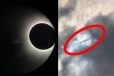 சூரிய கிரகணத்தின் போது அதிர்ச்சி : ஏலியன்களின் பறக்கும் தட்டை நேரில் கண்ட மக்கள்!