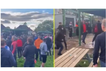 இங்கிலாந்து கால்பந்து ரசிகர்கள் மீது ஜெர்மன் ரசிகர்கள் பயங்கர தாக்குதல்... - லண்டனில் பரபரப்பு சம்பவம்...!