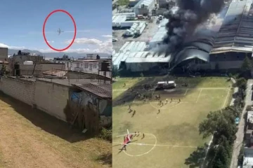 மெக்சிகோவில் விமானம் மோதி விபத்து - பயணித்த அனைவரும் உயிரிழப்பு