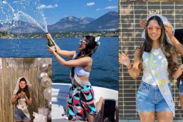 එඩ්වඩ් සහ චරිතාගේ ලේලි බඳින්න කලින් කැනඩාවෙදි කරපු දේක ඡායාරූප බුකිය කළඹයි..(PHOTOS)