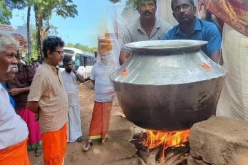தடைகளை தாண்டி கோலாகமாக இடம்பெற்ற குருந்தூர் மலை பொங்கல் (Photos)
