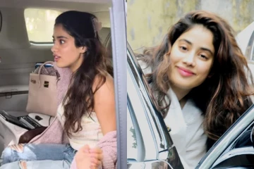 பிரபல நடிகை ஸ்ரீதேவியின் மகள் ஜான்வி கபூர் செய்த செயல்.. கிண்டல் செய்யும் இணையவாசிகள்