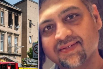 பற்றியெரிந்த அடுக்குமாடி குடியிருப்பு... சடலமாக மீட்கப்பட்ட நபர்: வெளியான முதல் புகைப்படம்