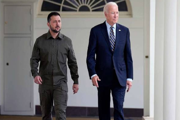 உக்ரைன் அதிபர் ஜெலன்ஸிகிக்கு அழைப்பு விடுத்த ஜோ பைடன்! | America White House Joe Biden Called On Zelenskyy