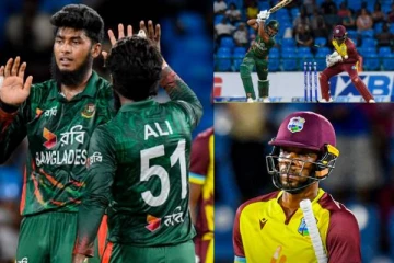 102க்கு ஆல்அவுட்! மேற்கிந்திய தீவுகளை மீண்டும் எகிற அடித்த வங்காளதேச அணி