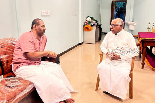 கஜேந்திரகுமார் எம்.பிக்கும் இந்து மாமன்றத்தின் உப தலைவருக்கும் இடையே கலந்துரையாடல் | Mp Gajendra Kumar Vice President Hindu Mahasabha