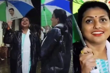 மிக்ஜாம் புயல்: ஆந்திராவில் 10 மாவட்டங்கள் பாதிப்பு - மழையில் நடனமாடிய அமைச்சர் ரோஜா!