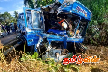 இராணுவ பேருந்துடன் லொறி மோதி விபத்து: 21 பேர் காயங்களுடன் மருத்துவமனையில்..!