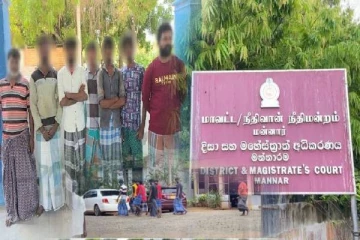 தலைமன்னார் கடற்பரப்பில் வைத்து கைது செய்யப்பட்ட 38 இந்திய மீனவர்களும் விடுதலை(படங்கள்)