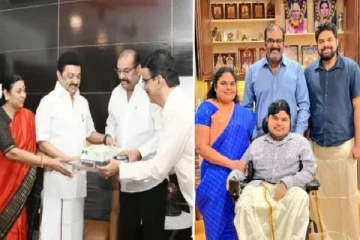 நெப்போலியன் மகனுக்கு திருமணம்; முதல்வருக்கு நேரில் பத்திரிக்கை - மருமகள் யார் தெரியுமா?