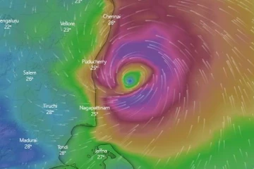 இந்திய பெருங்கடலில் உருவாகியுள்ள அதிபயங்கர வெப்பமண்டல சூறாவளி!