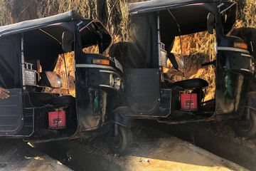 நானுஓயாவில் முச்சக்கர வண்டி விபத்து : இருவர் காயம்